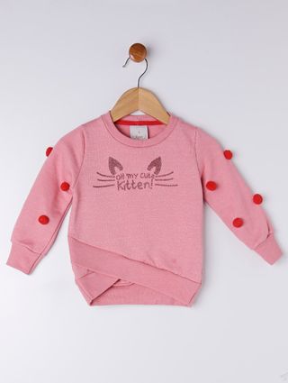 Conjunto Infantil para Bebê Menina - Rosa/vermelho