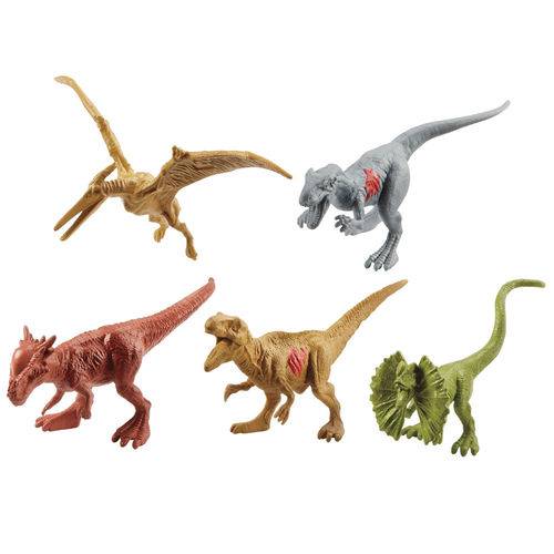 Conjunto Jurassic World 2 - Pacote com 15 Mini Dinossauros - Mattel