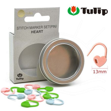 Conjunto Marcador de Pontos Corações Cores Sortida Tulip - 15 Unidades