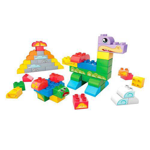 Conjunto Mega Bloks - Construtor Junior - Balde com 60 Peças - Mattel