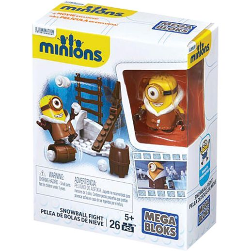 Conjunto Mega Bloks Minions Neve - Mattel