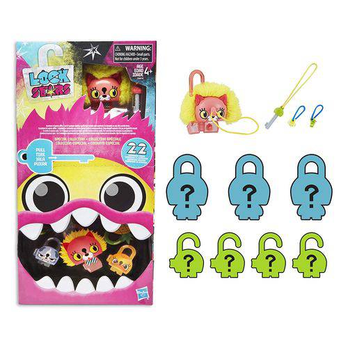 Conjunto Mini Figura Surpresa - Cadeado Lock Stars - Multipack - Hasbro
