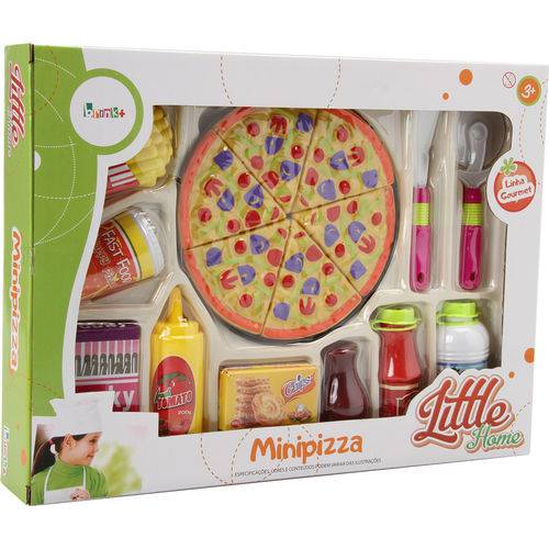 Conjunto Mini Pizza Infantil Little Home - Brink+