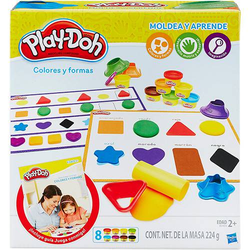 Conjunto Play-Doh Aprendendo Cores e Formas - Hasbro