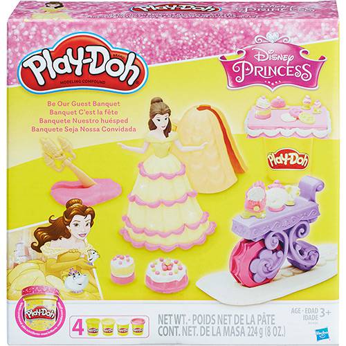 Conjunto Play-Doh Banquete Bela - Hasbro