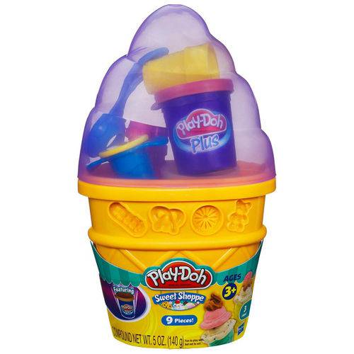 Conjunto Play-Doh Cone Sorvete Lilás - Hasbro