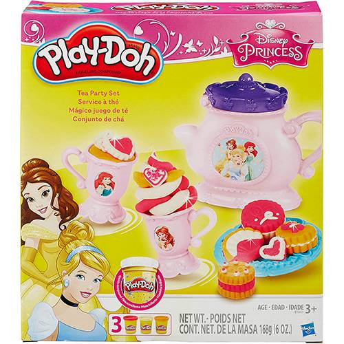 Conjunto Play-Doh Hora do Chá Princesas Disney - Hasbro