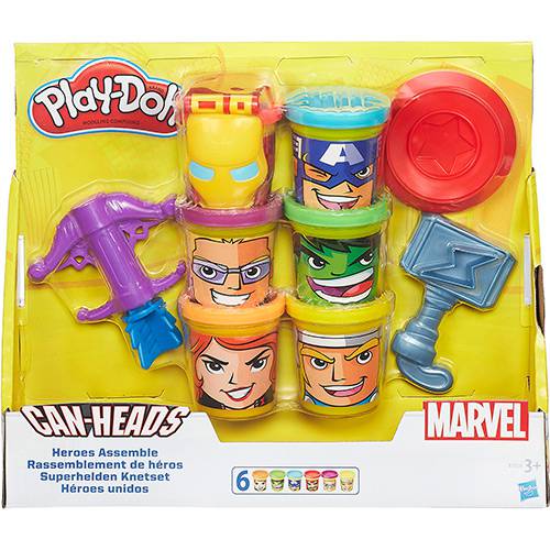 Conjunto Play-Doh Marvel Avengers - Hasbro