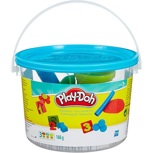 Conjunto Play-Doh Mini Balde Números - Hasbro