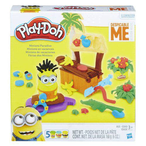 Conjunto Play-doh Paraiso Minions Hasbro