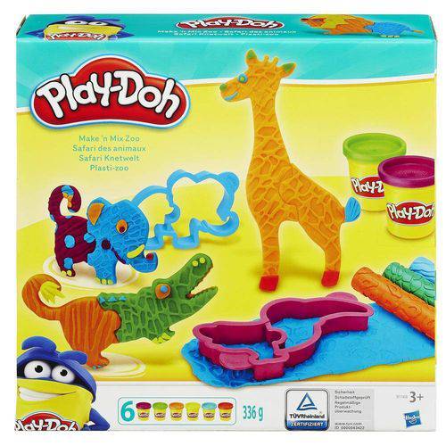 Conjunto Play-Doh Safári Maluco - Hasbro B1168