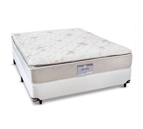 Conjunto Prada CASAL Pillow - Molas Ensacadas - 128x188 Casal Antigo