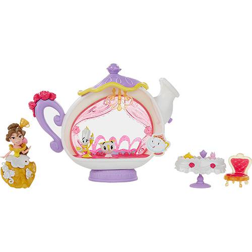 Conjunto Princesas Disney Mini Cenário Luxo Bela - Hasbro