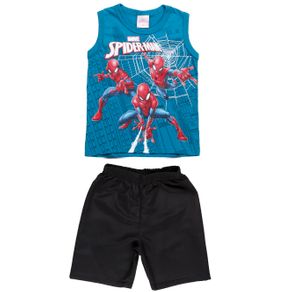 Conjunto Spider Man Infantil para Menino - Verde/preto 2