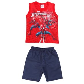 Conjunto Spider Man Infantil para Menino - Vermelho/azul Marinho 1