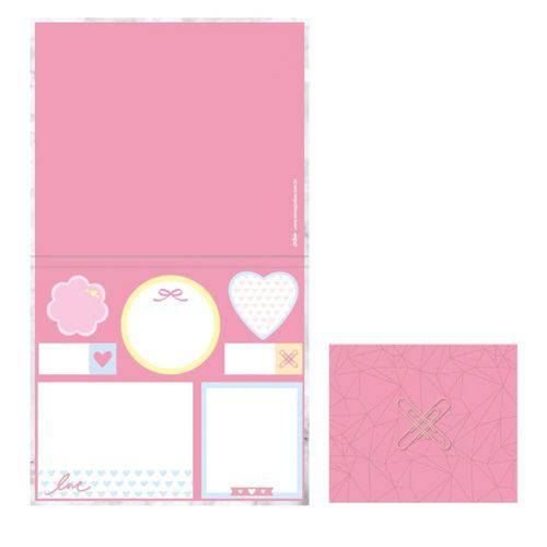 Conjunto Sticky Notes Pink Stone 4544-9