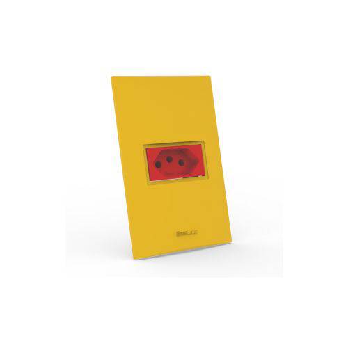 Conjunto Tomada 20A Vermelha - Beleze Amarelo Girassol