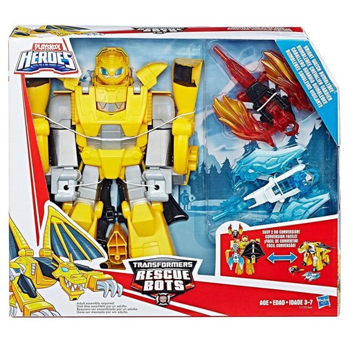 Conjunto Transformers Rescue Bots - Bumblebee Cavaleiro Vigilante HASBRO