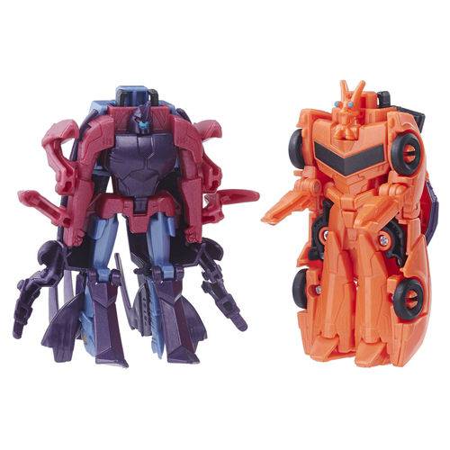 Conjunto Transformers - Robots In Disguise - Combiner Force - Saberhorn e Bisk - Hasbro