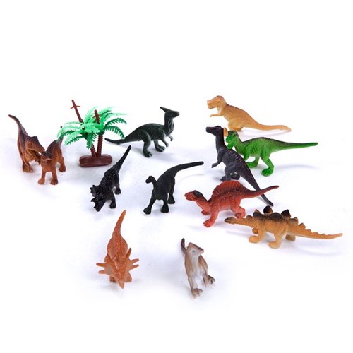 Conjunto Tubo de Dinossauros com 12 Dinossauros Havan DIVERSOS