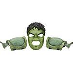 Conjunto Vingadores Hasbro Máscara e Acessórios Hulk
