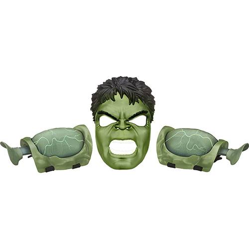 Conjunto Vingadores Hasbro Máscara e Acessórios Hulk