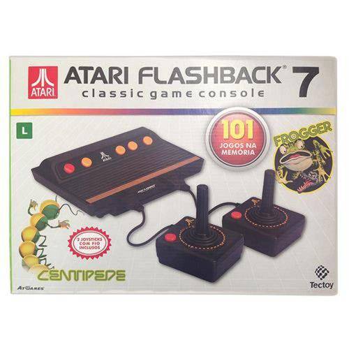 Console Atari Flashback 7 Nacional 101 Jogos - Bivolt