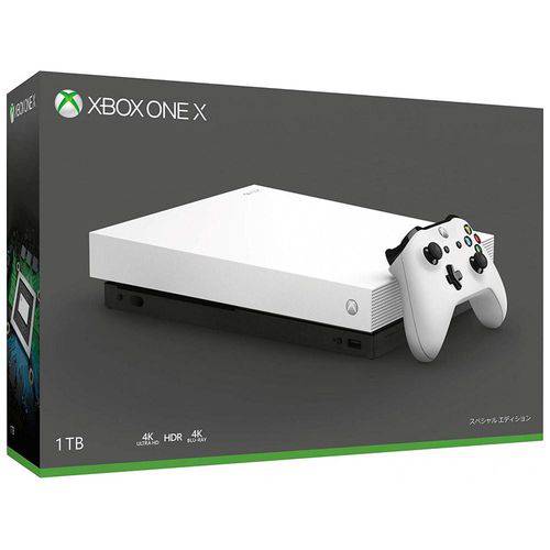 Console Microsoft Xbox One X 1TB Branco
