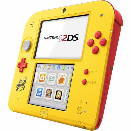 Console Nintendo 2ds Amarelo + Jogo Super Mario Maker - Nintendo