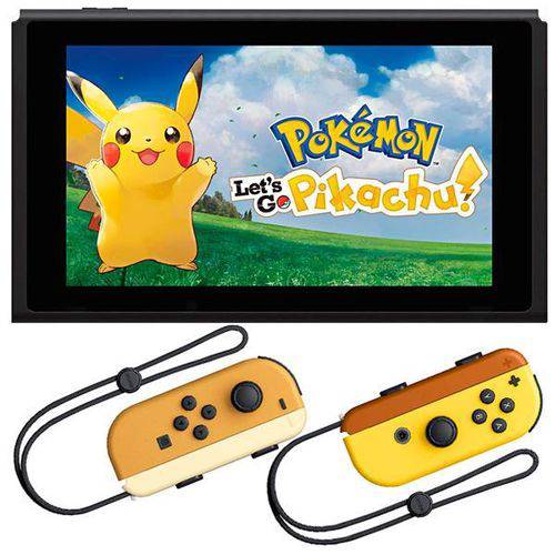 Console Portátil Nintendo Switch Wi-Fi/Bluetooth/HDMI Bivolt + Jogo Pokémon - Preto