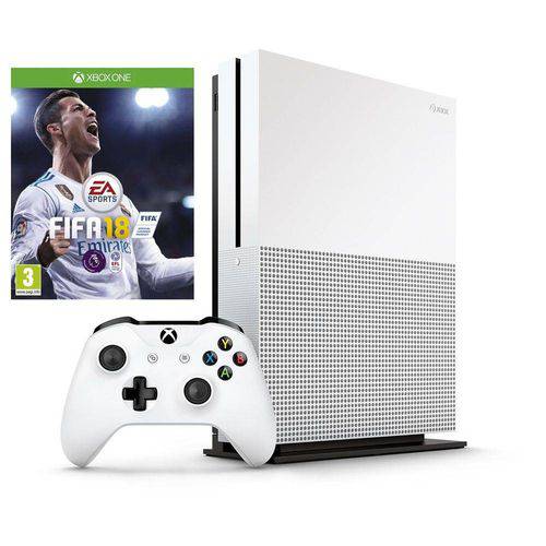Console Xbox One 1TB + Jogo FIFA 18 - Mídia Física
