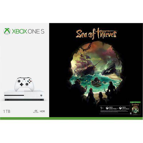 Console Xbox One S 1TB Sea Of Thieves - Microsoft