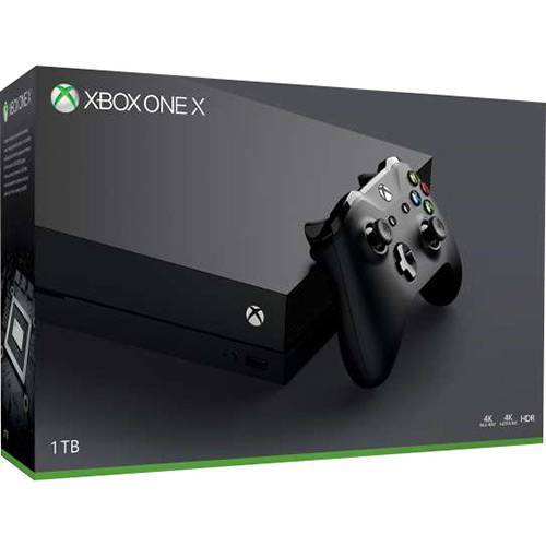 Video Game Xbox One X 1TB 4K+ Controle Sem Fio