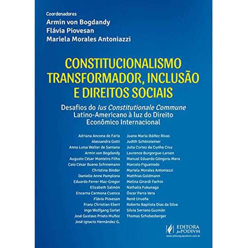 Constitucionalismo Transformador, Inclusão e Direitos Sociais