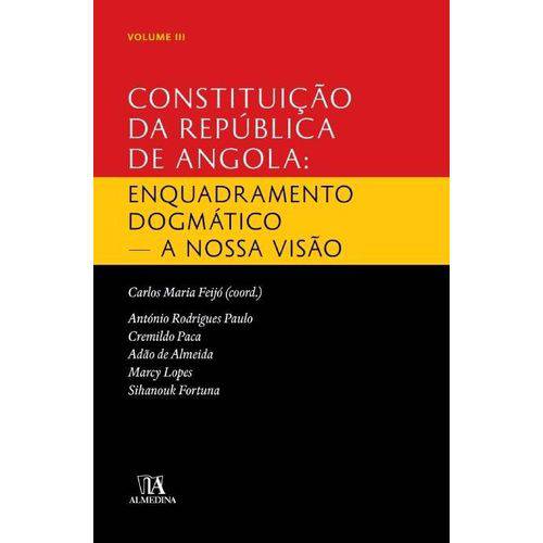 Constituição da República de Angola Vol. III - Enquadramento Dogmático - a Nossa Visão