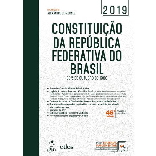 Constituição da República Federativa do Brasil - 46ª Edição (2019)