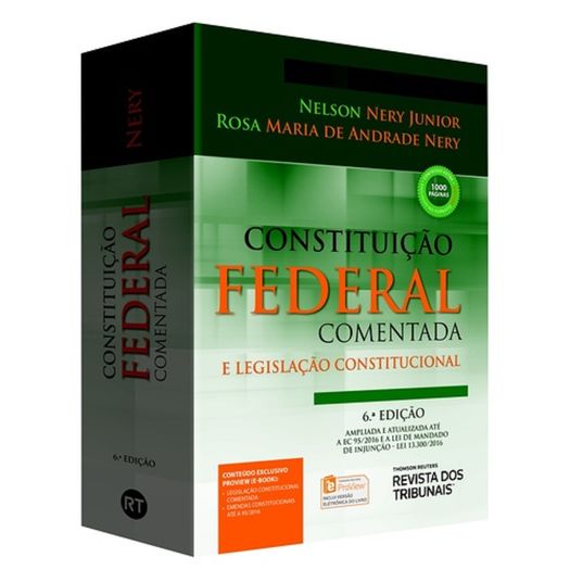 Constituicao Federal Comentada e Legislacao Constitucional - Rt - 6 Ed