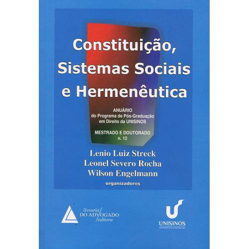 Constituição, Sistemas Sociais e Hermenêutica Nº 12