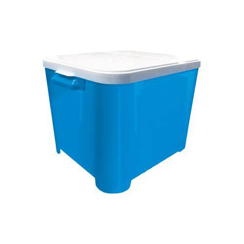 Container Porta Ração Furacão Pet 15 Kg Azul