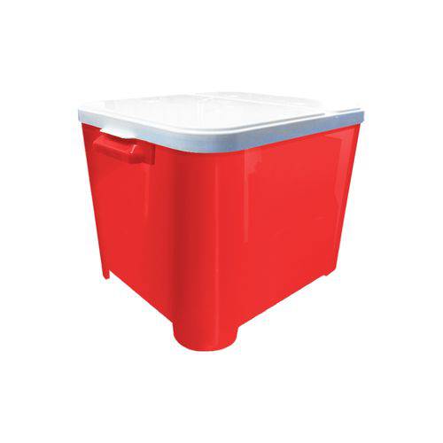 Container Porta Ração Furacão Pet 15 Kg Vermelho