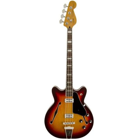 Contrabaixo 4c Fender Modern Player Coronado Bass 531 - Aged Cherry Burst