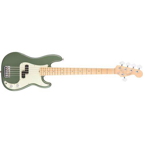 Contrabaixo Fender 019 4652 - Am Professional Precision Bass V Maple - 776 - Antique Olive