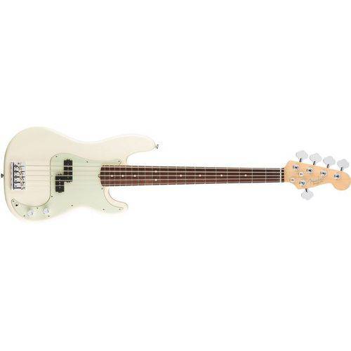 Contrabaixo Fender 019 4650 - Am Professional Precision Bass V Rosewood - 705 - Olympic White