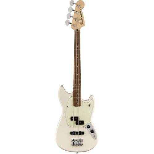 Contrabaixo Fender - Offset Mustang Bass PJ PF - Olympic White