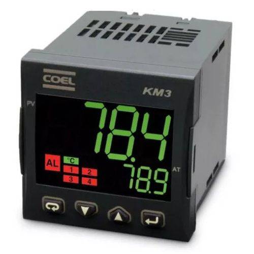 Controlador Digital de Temperatura KM3P 100A 240VCA/Vcc Coel