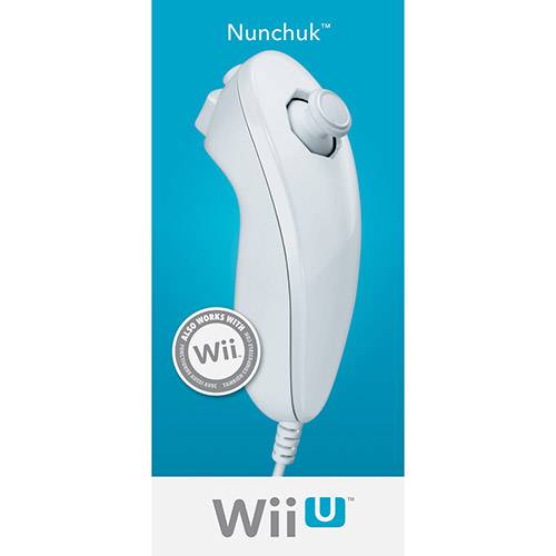 Controlador Nunchuk Controller White P/ Wii / Wii U - Nintendo