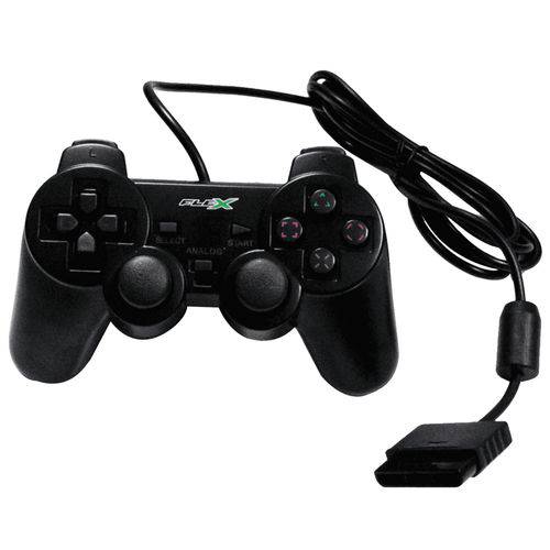 Controle Analogico Playstation 2 Preto FLEX Compativel