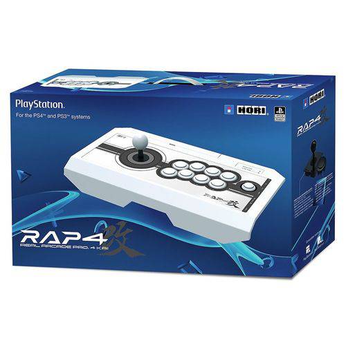 Controle Arcade Hori Rap 4 Real Arcade Pro 4 Kai Ps4/ps3/pc - Branco