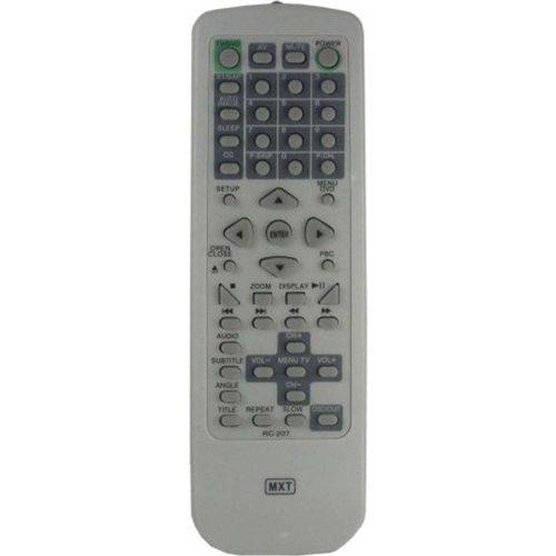 Controle Cce Rc-207 Televisor com DVD; Tvd2101 Tvd2901 Tvd2911 C0827