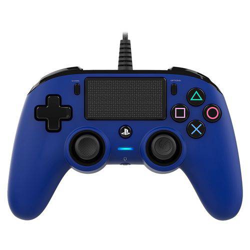 Controle com Fio Compacto PS4 Nacon Azul Playstation 4 - Nacon
